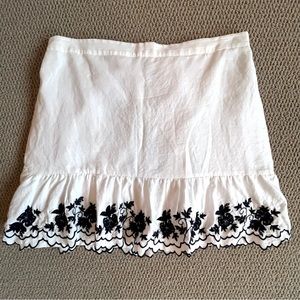 J.Crew Factory Linen Mini Skirt